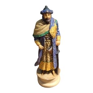 Medieval Times King Richard Painted Christian Knights Chess King Replacement